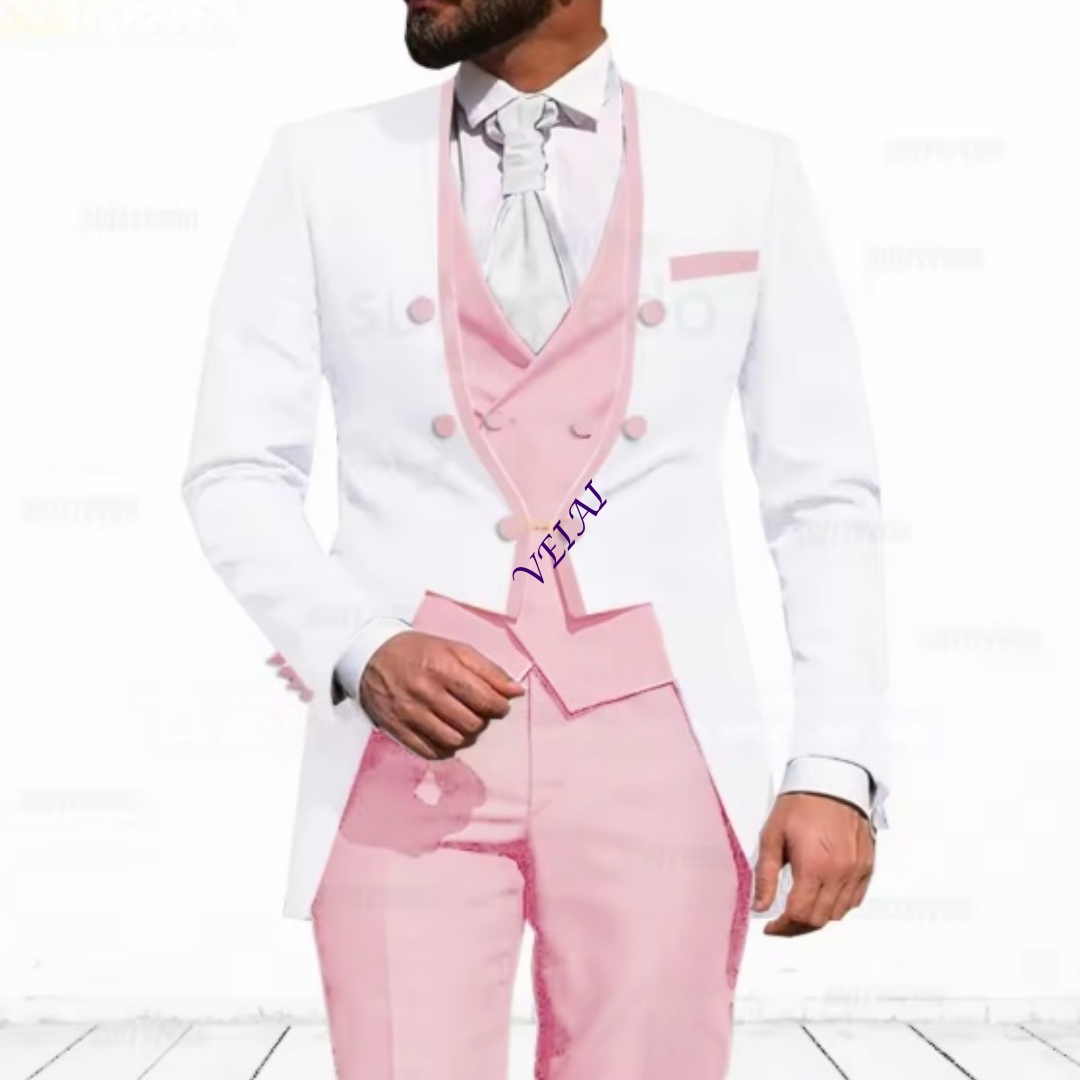 Men Formal Wear Blue - Terno Azul Celeste Personalizado de 3