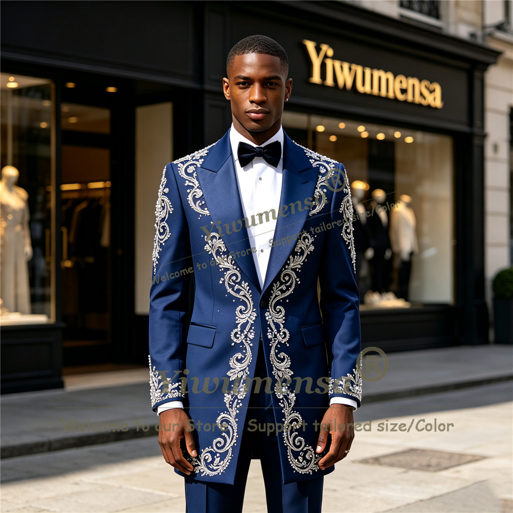 Men'S Formal Wear In Wedding - Terno Masculino Personalizado com Cristais e