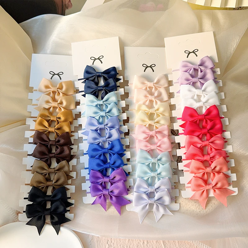 Tie Bar Clip - 10 pçs 3 estilos arcos elásticos