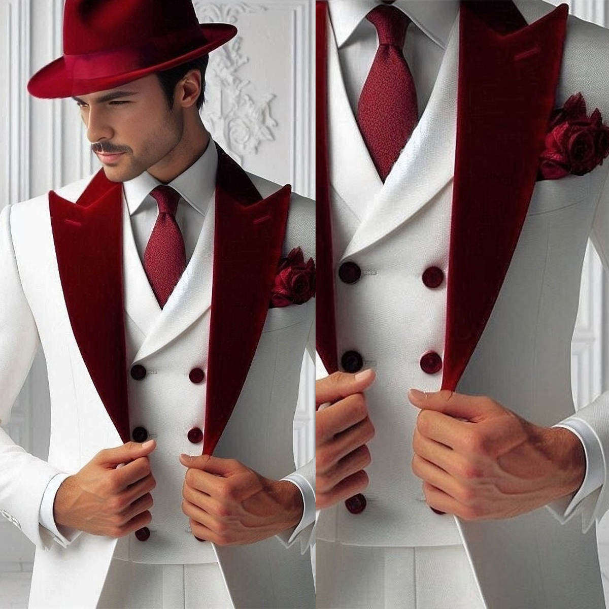 Men'S Formal Wear For Graduation - Ternos Formais Masculinos de Veludo 3