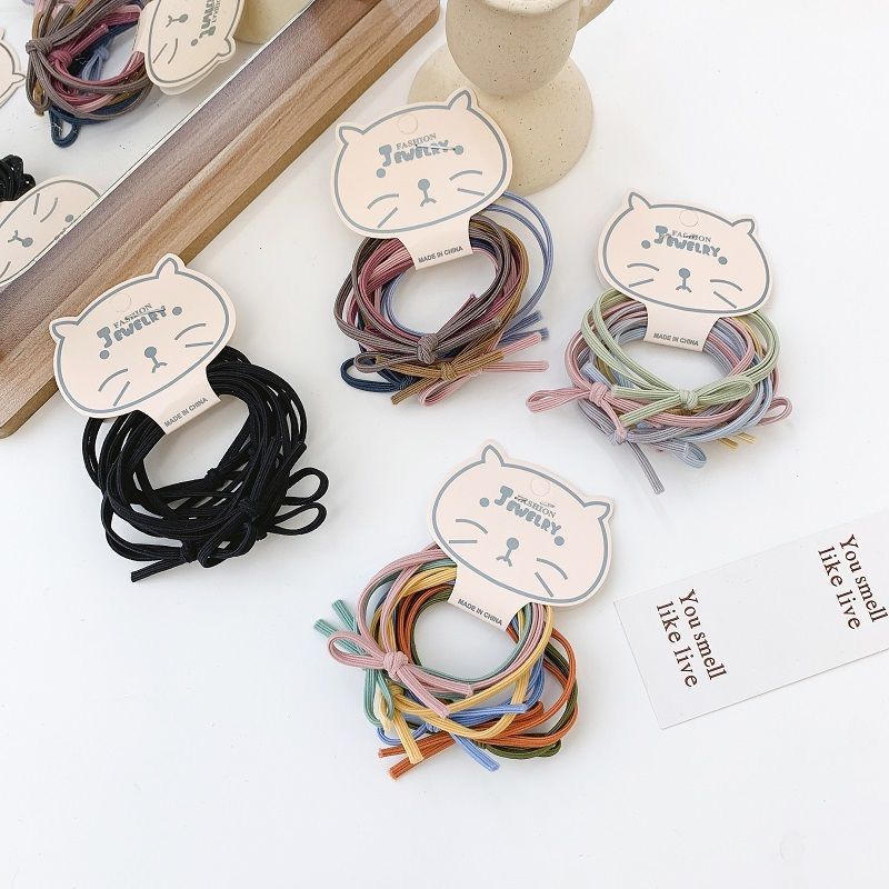 Tie Bar Clip - Pacote com 6 Laços de Cabelo