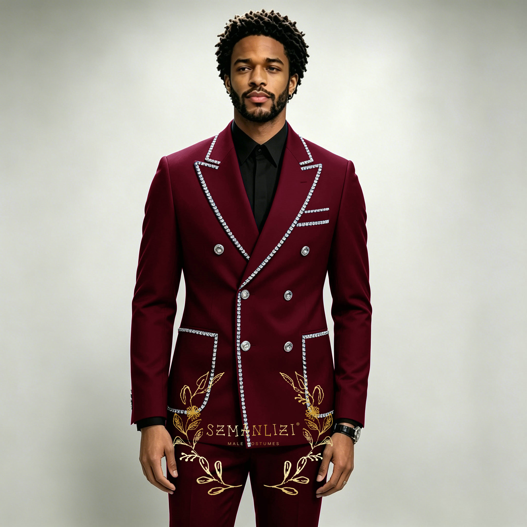 Ternos Masculinos de Luxo 2 Pe - Men'S Formal Wear In Wedding avaliação e preço