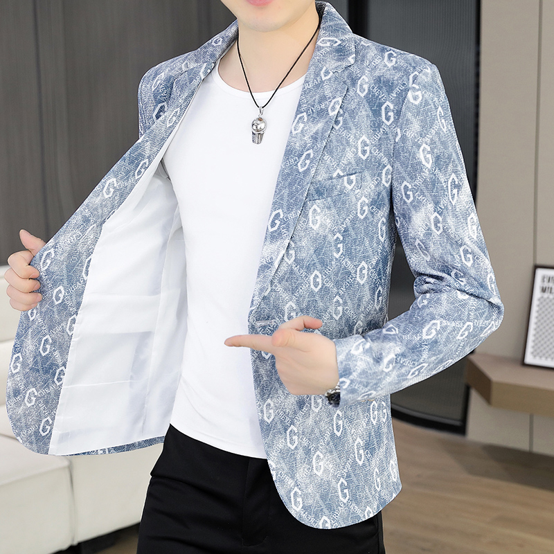 Blazer Masculino 2026 Outono/I - Korean Men Formal Wear avaliação e preço