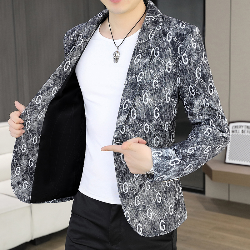 Blazer Masculino 2026 Outono/I - Korean Men Formal Wear avaliação e preço