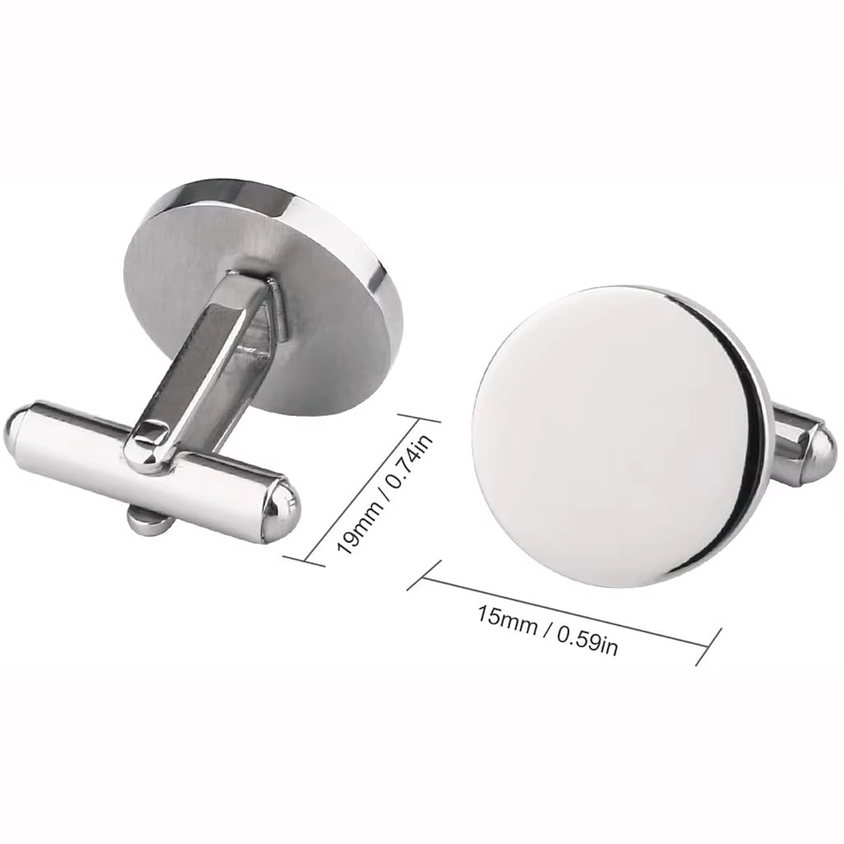 Abotoaduras de metal personali - Tie Bar Clip avaliação e preço