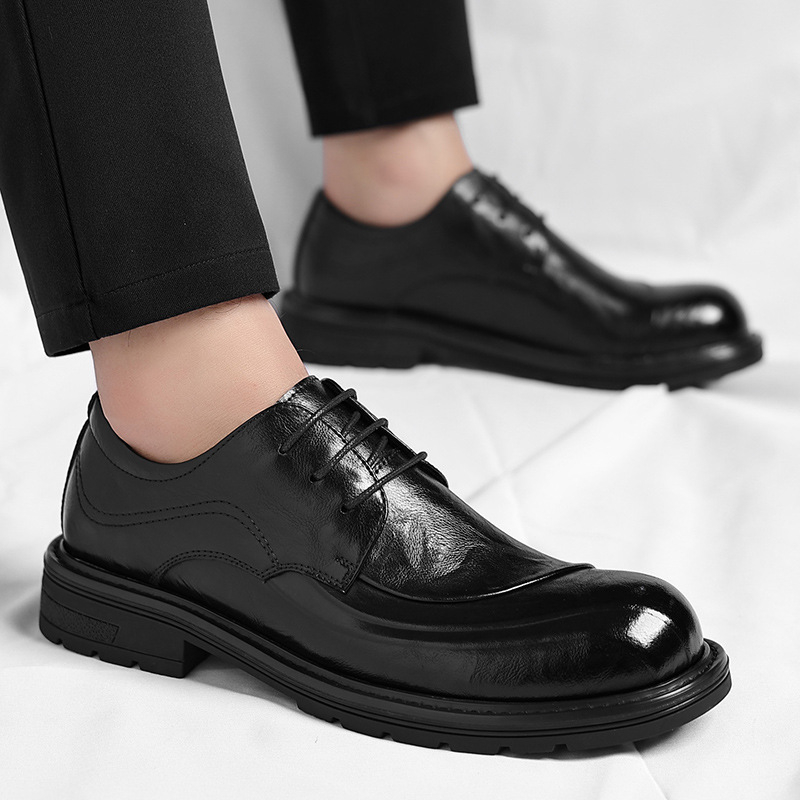 Sapatos de Couro Genuíno Marro - Men'S Formal Wear In Wedding avaliação e preço