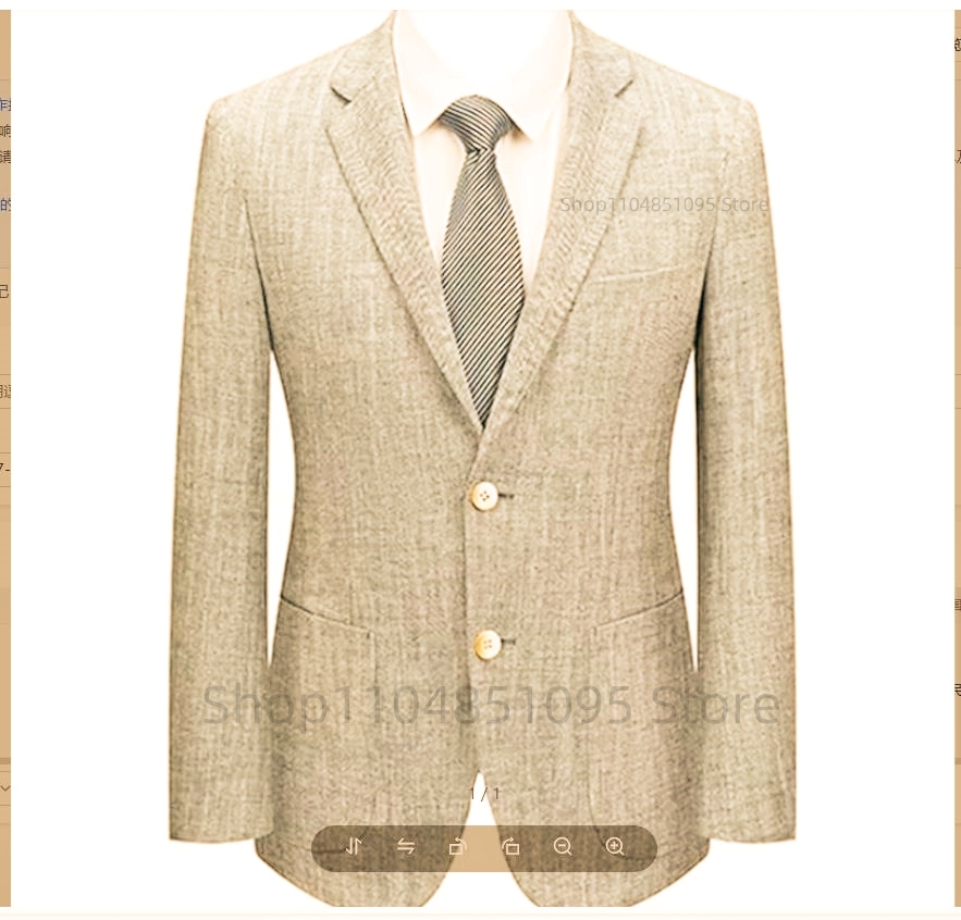 Blazer Slim Fit Masculino em L - Men Formal Wear Blue avaliação e preço