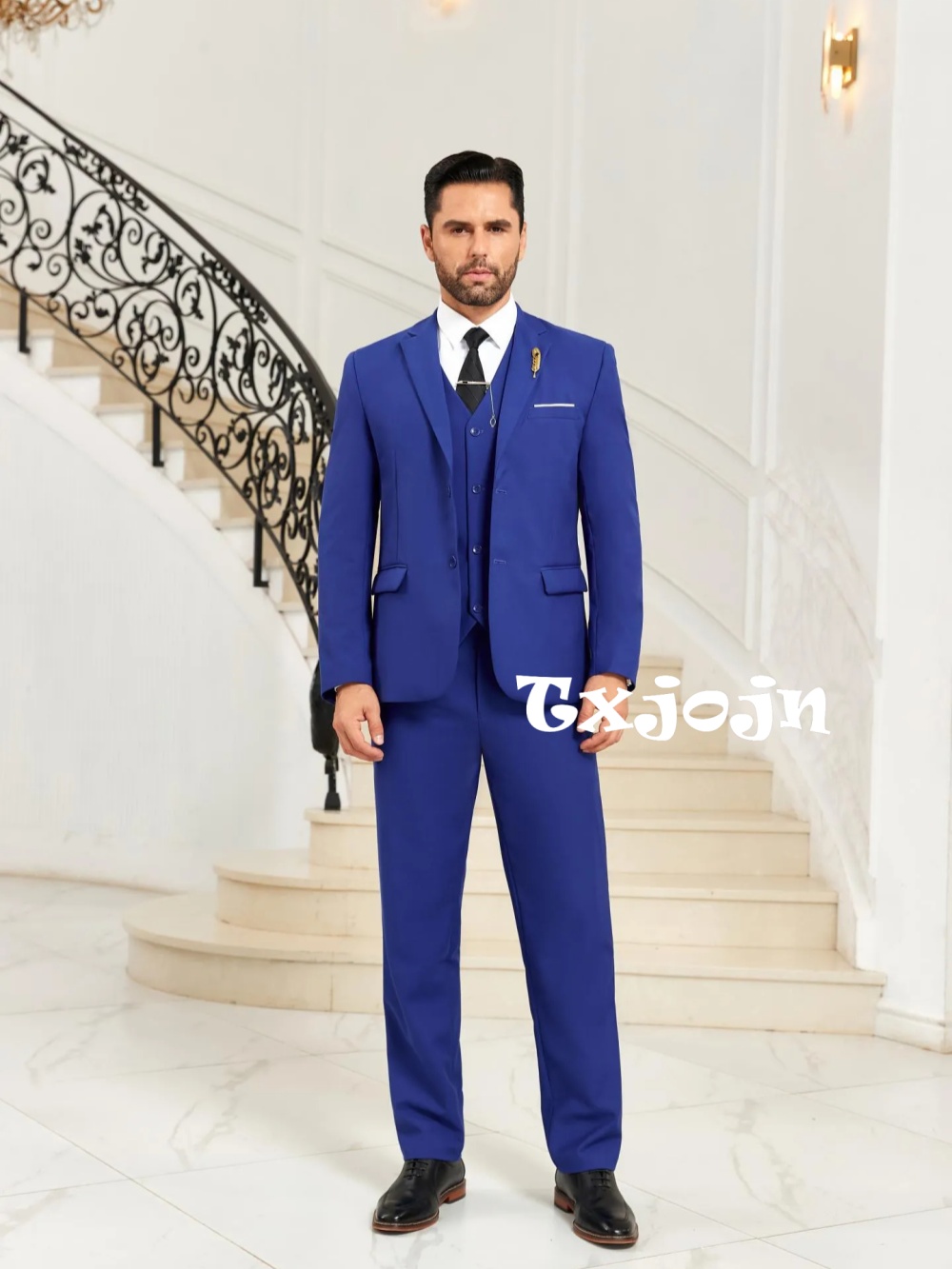 Novo Terno Masculino Azul Slim - Men Formal Wear Blue avaliação e preço