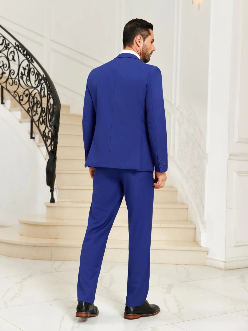 Novo Terno Masculino Azul Slim - Men Formal Wear Blue avaliação e preço