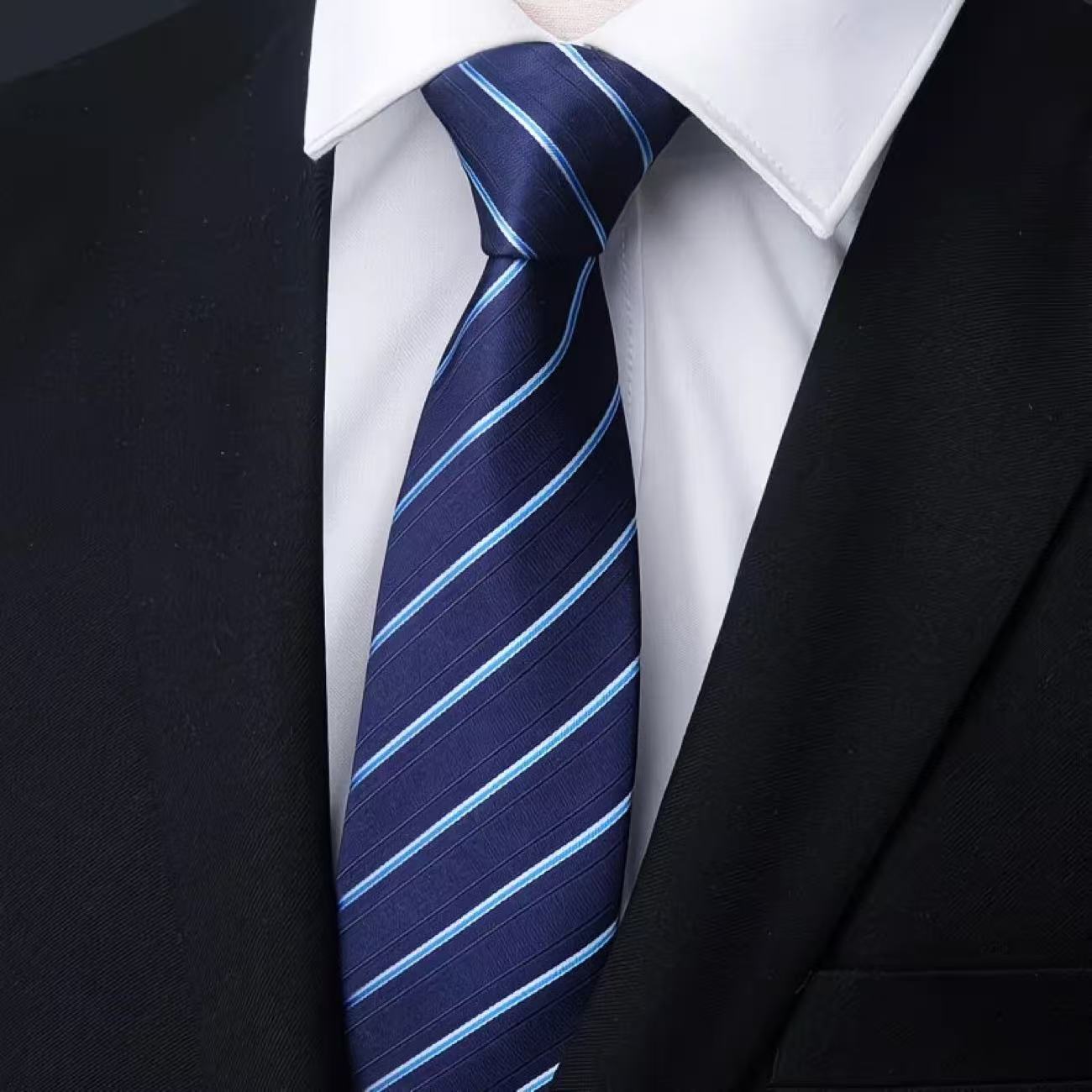 6 Peças Gravatas Masculinas de - Men Formal Wear Blue avaliação e preço