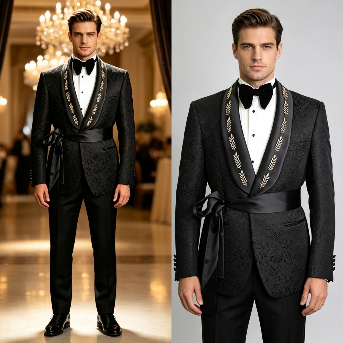 Ternos Formais de Casamento co - Men'S Formal Wear For Graduation avaliação e preço