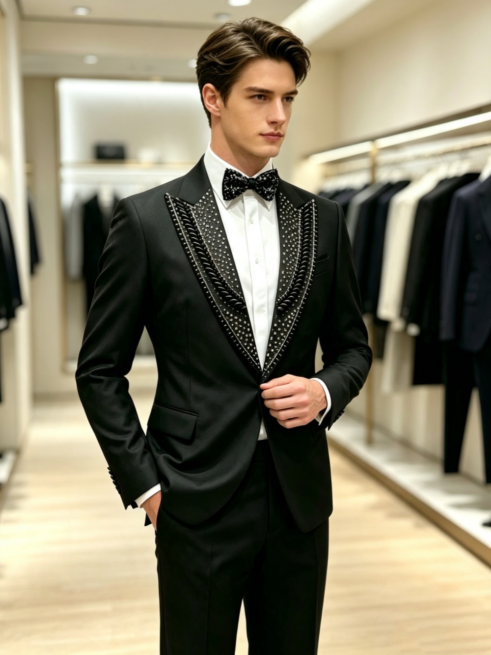 Ternos Formais de Casamento co - Men'S Formal Wear For Graduation avaliação e preço
