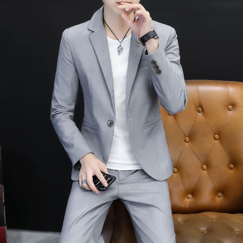 Jaqueta Masculina Estilosa e M - Korean Men Formal Wear avaliação e preço